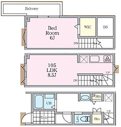 間取図画像 1LDK