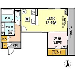 間取図画像 1LDK