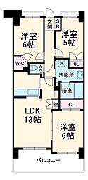 間取図画像 3LDK