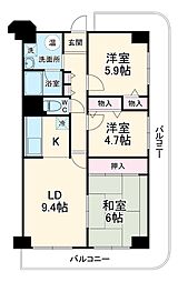 間取図画像 3LDK