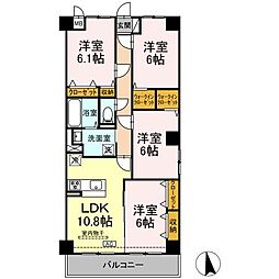 間取図画像 3LDK