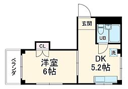 間取図画像 1DK