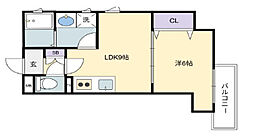 エクラシア園田 1階/-