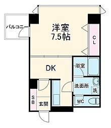 間取図画像 1DK