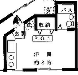 間取図画像 ワンルーム