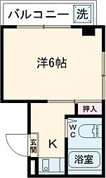 間取図画像 1K