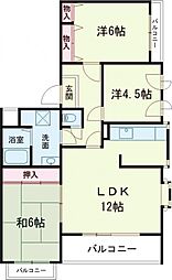 間取図画像 3LDK