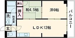 シャトーウメダ 3DKの間取図画像