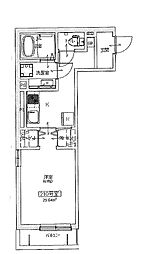 ダイワレジデンス川口 1Kの間取図画像