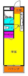 SKマンション ワンルームの間取図画像
