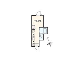 MELLAS久我山 ワンルームの間取図画像