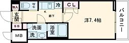 ZOOM東新宿 1Kの間取図画像