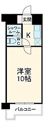 スミノ藤沢 1Kの間取図画像