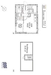 BLANCCOURT武蔵小山 ワンルームの間取図画像