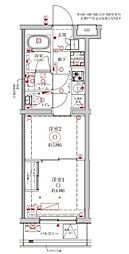 クレイシアIDZ大泉学園 2Kの間取図画像