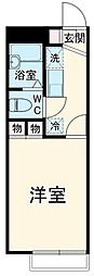 レオパレス湘南サンリヴァー 1Kの間取図画像