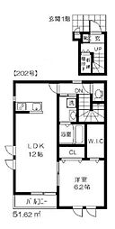 グランドゥール西千葉 1LDKの間取図画像