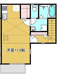 Stage八王子 ワンルームの間取図画像