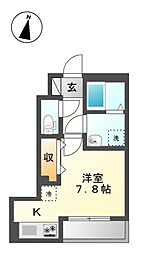 Juhamoa1 ワンルームの間取図画像