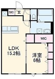 Etoile 1LDKの間取図画像