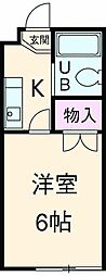 間取図画像 1K