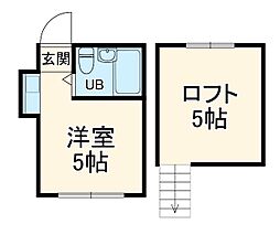 ネオステーションプラザ ワンルームの間取図画像