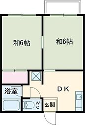 間取図画像 2DK