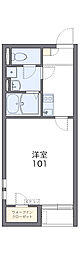 レオネクスト高針荒田2 1Kの間取図画像