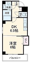Ｐｅａｒ　Ｒｅｓｉｄｅｎｃｅ　Ｃｅｎｔｒａｌ　Ｐａｒｋ 4階1DKの間取り