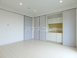 リブリ・L’ecrin 202 2階1Kのリビング/ダイニング