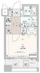 プレステージブリランテ押上 7階1Kの間取り
