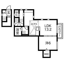 間取図画像 1LDK