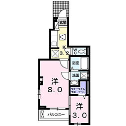 ベル　グランツ 1階2Kの間取り