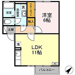 間取図画像 1LDK