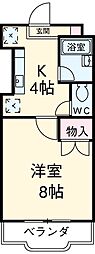 JR東海道本線 豊橋駅 バス15分 才ノ神下車 徒歩2分の賃貸マンション 3階1Kの間取り