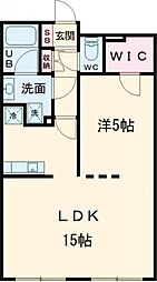 プライムアーバン学芸大学 4階1LDKの間取り