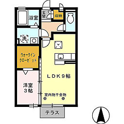 TWILIGHT 1LDKの間取図画像