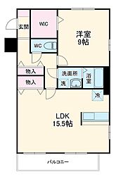 間取図画像 1LDK