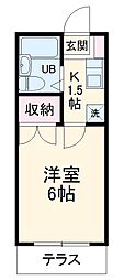 間取図画像 1K
