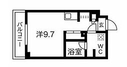 スパシエチェント成増 1Kの間取図画像
