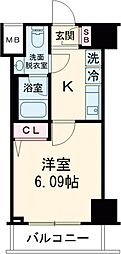 京成押上線 京成立石駅 徒歩11分の賃貸マンション 1階1Kの間取り