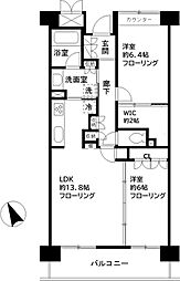ＳｉｎｃｅｒｉｔｙＭＵＲＡＫＡＭＩ 3階2LDKの間取り