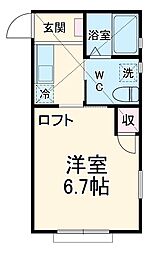間取図画像 1K