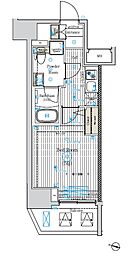 東京メトロ南北線 王子神谷駅 徒歩6分の賃貸マンション 6階1Kの間取り