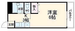 間取図画像 1K