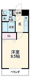 間取図画像 1K