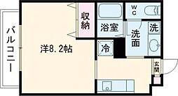 JR総武線 小岩駅 徒歩15分の賃貸アパート 2階1Kの間取り