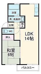 間取図画像 1LDK