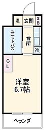 間取図画像 1K