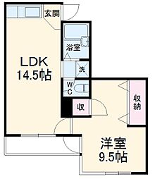 名古屋市営桜通線 桜山駅 徒歩2分の賃貸マンション 6階1LDKの間取り